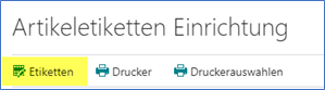Artikel Etiketten