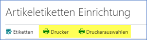 Artikel Etiketten